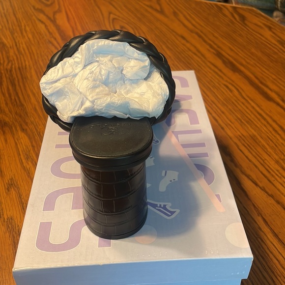 BESTCLO braided sandals for women, chunky block heel w/memory foam insole size 9 - Picture 4 of 8